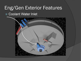 coolant water inlet
